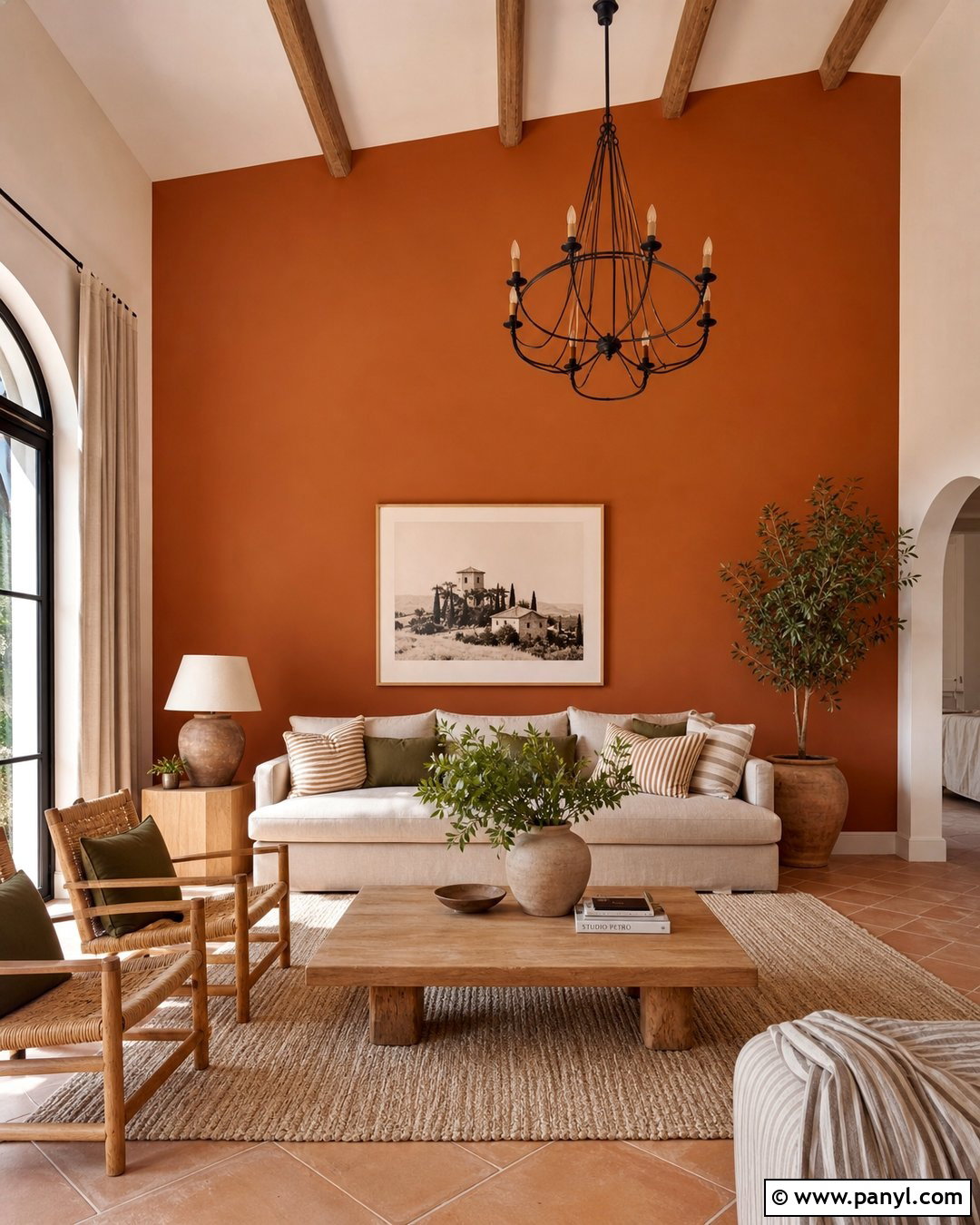 Terracotta Feature Wall - 30 Feature Wall Colours