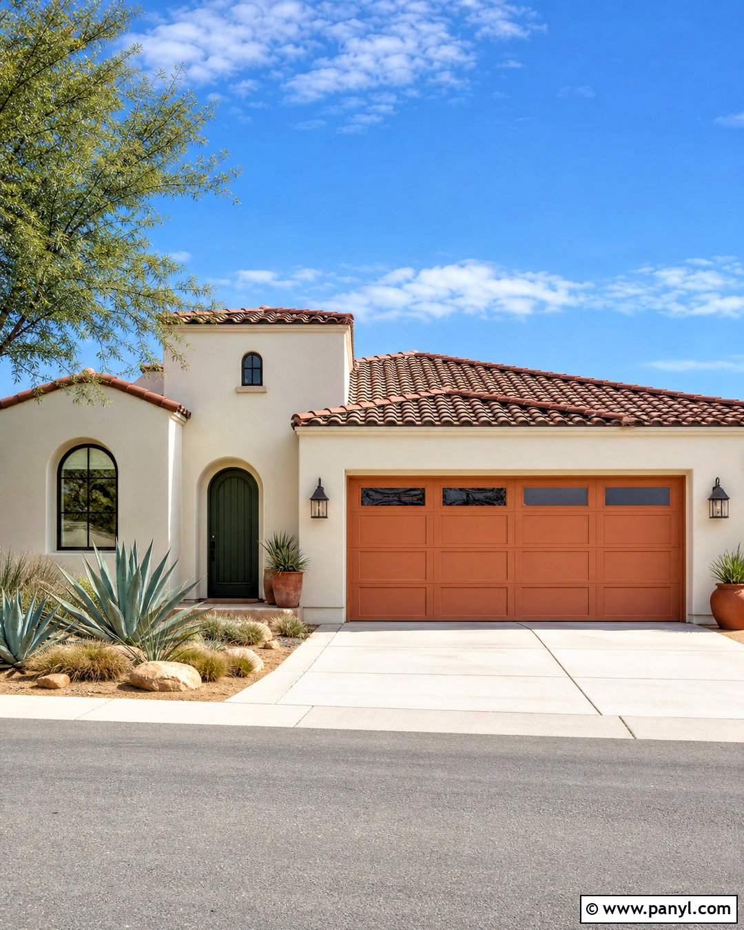 Terracotta Garage Door - 20 garage door paint colors