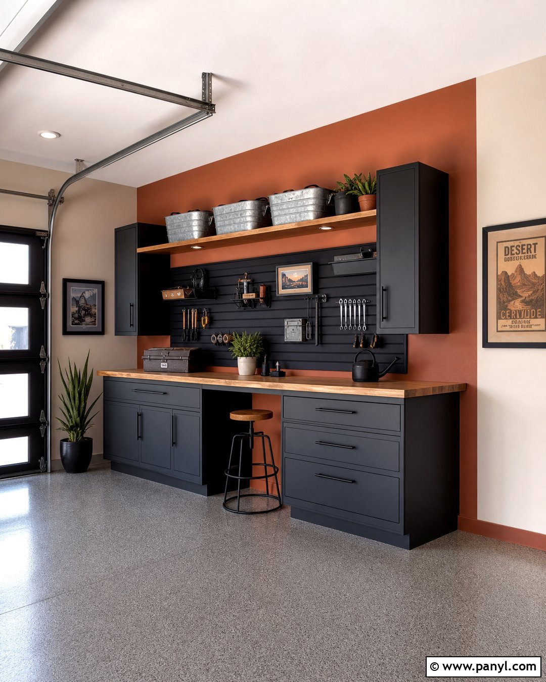 Terracotta Garage Walls - 30 Garage Wall Colors