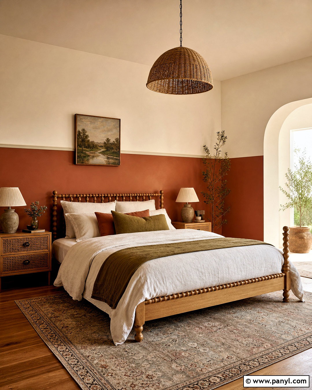 Terracotta Half Wall Bedroom - 20 half wall bedroom ideas