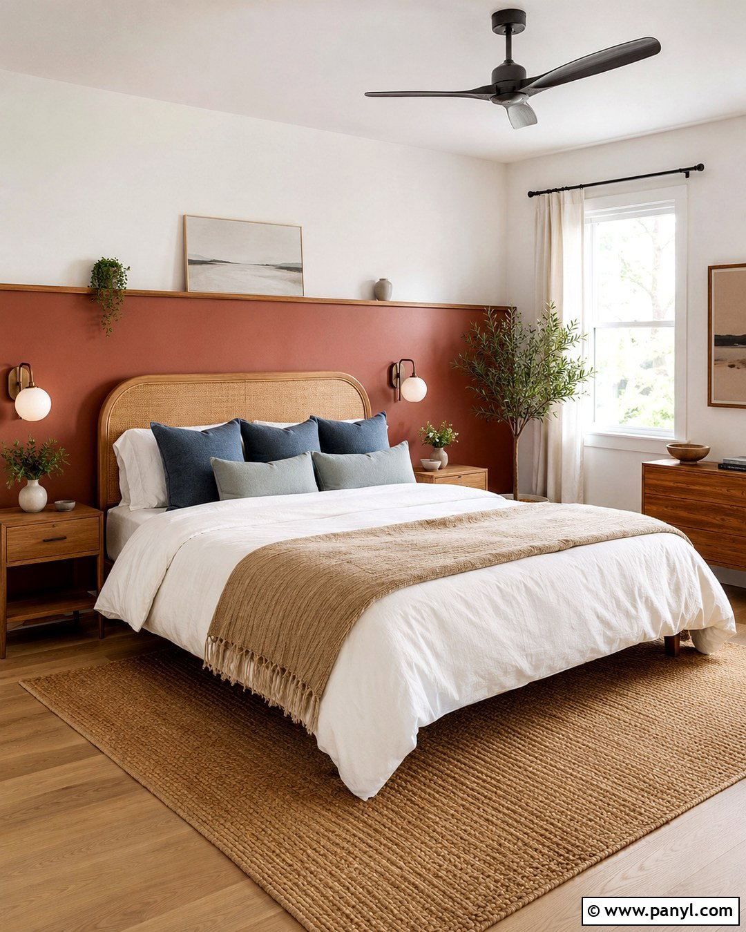 Terracotta Half Wall Bedroom - 20 terracotta interior wall ideas