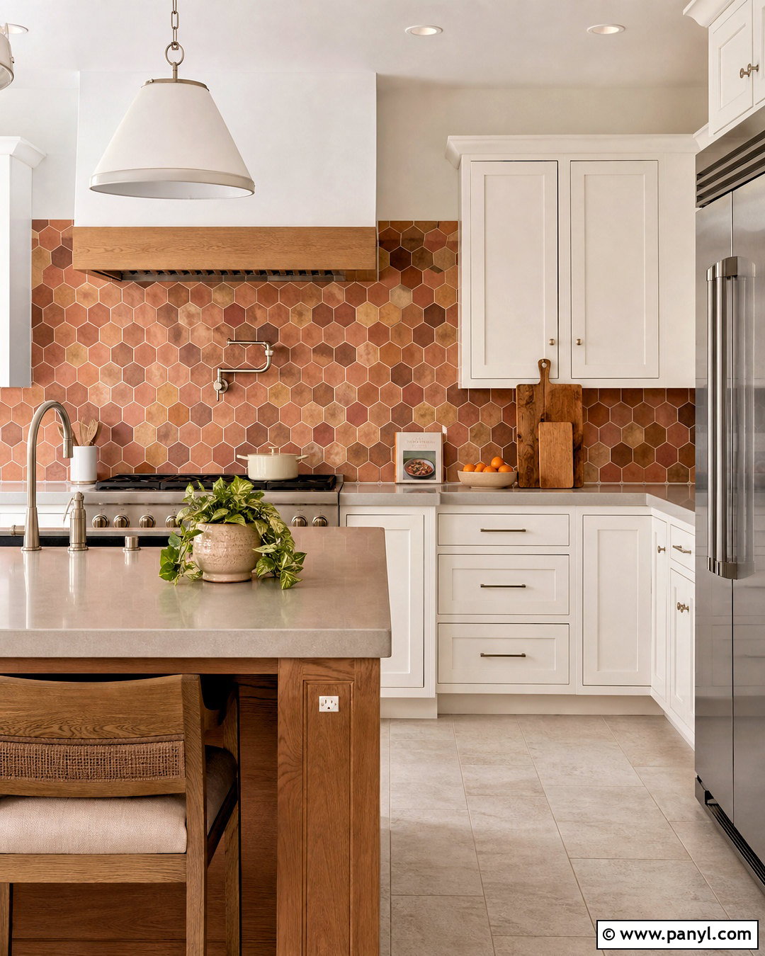 Terracotta Hexagon Backsplash - 20 terracotta backsplash kitchen ideas