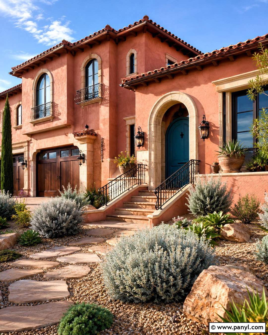 Terracotta House Paint With Beige Trim - 20 house paint ideas
