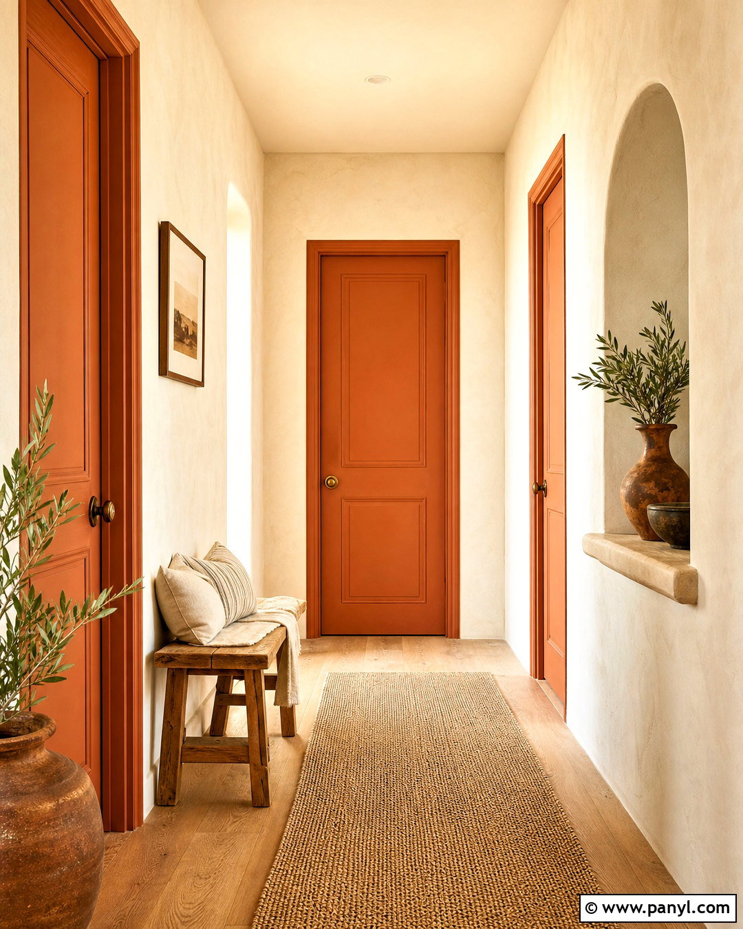 Terracotta Indoor Door - 20 indoor door colors