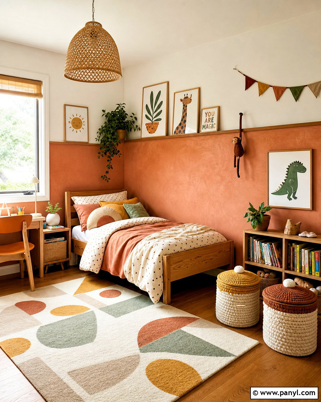 Terracotta Kids Bedroom - 20 terracotta interior design ideas