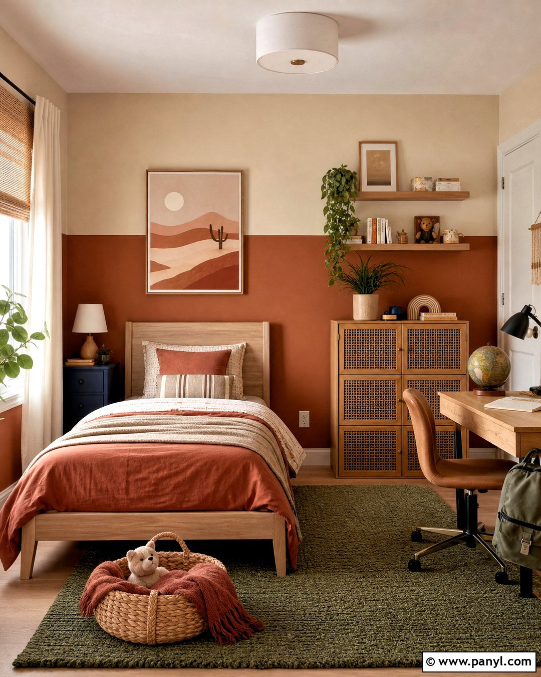 Terracotta Kids Room - 20 kids room paint colors