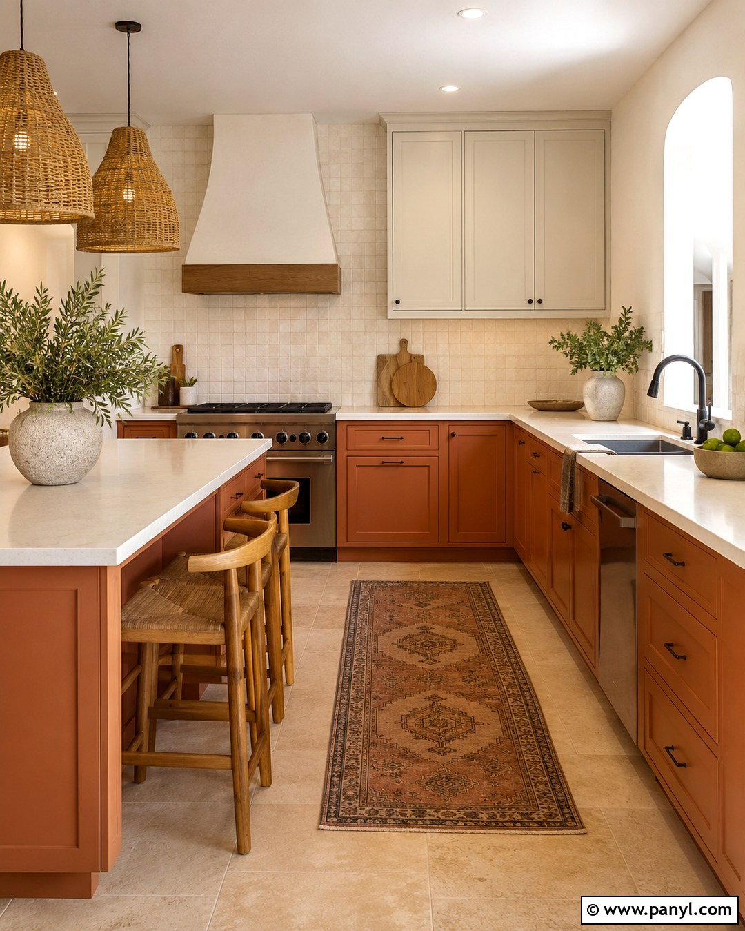 Terracotta Kitchen - 20 Rich Kitchen Colors