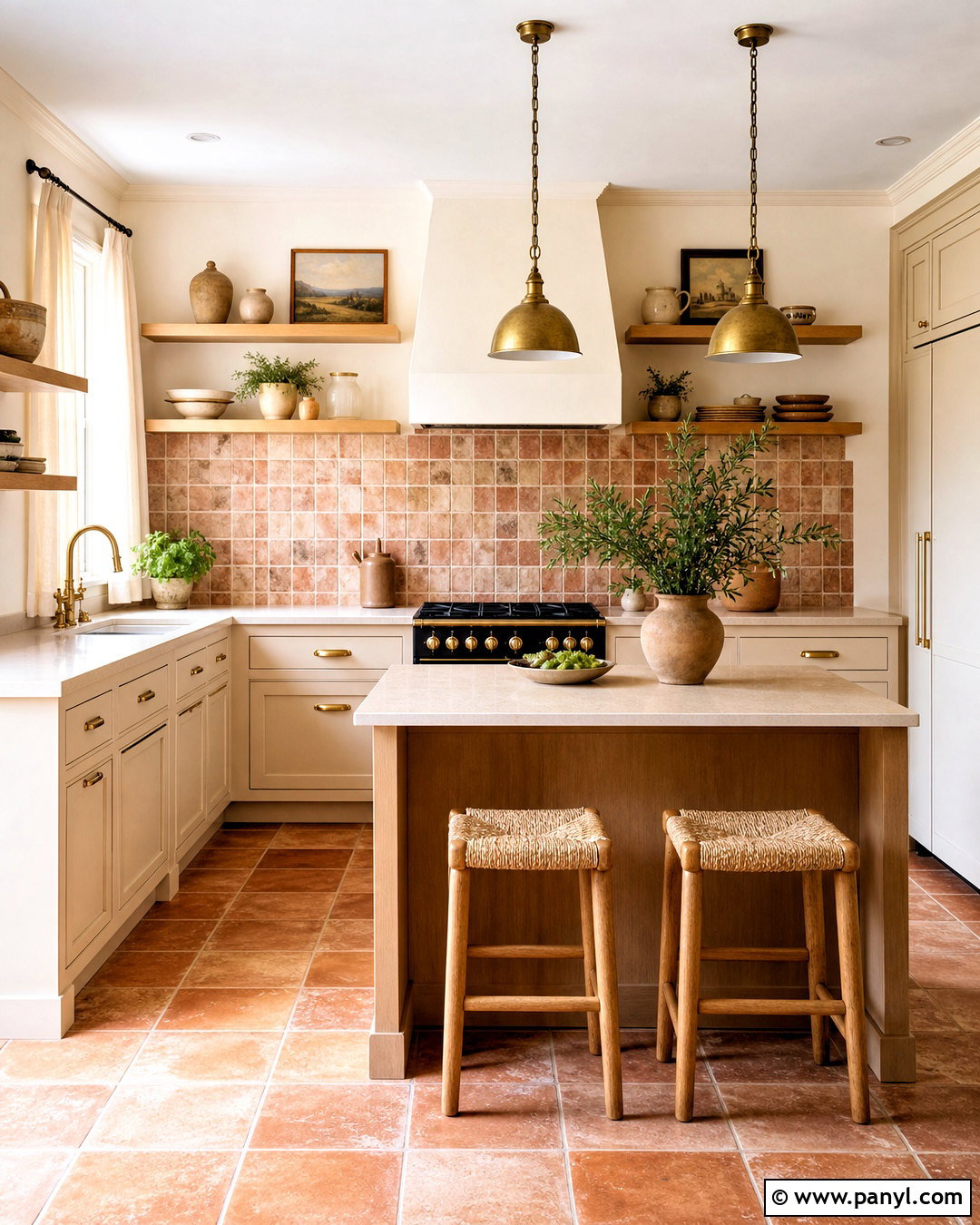 Terracotta Kitchen - 20 cozy kitchen ideas