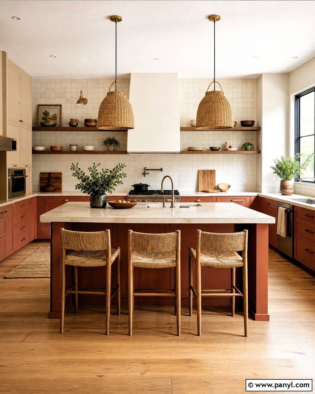 Terracotta Kitchen - 20 trendy kitchen colors