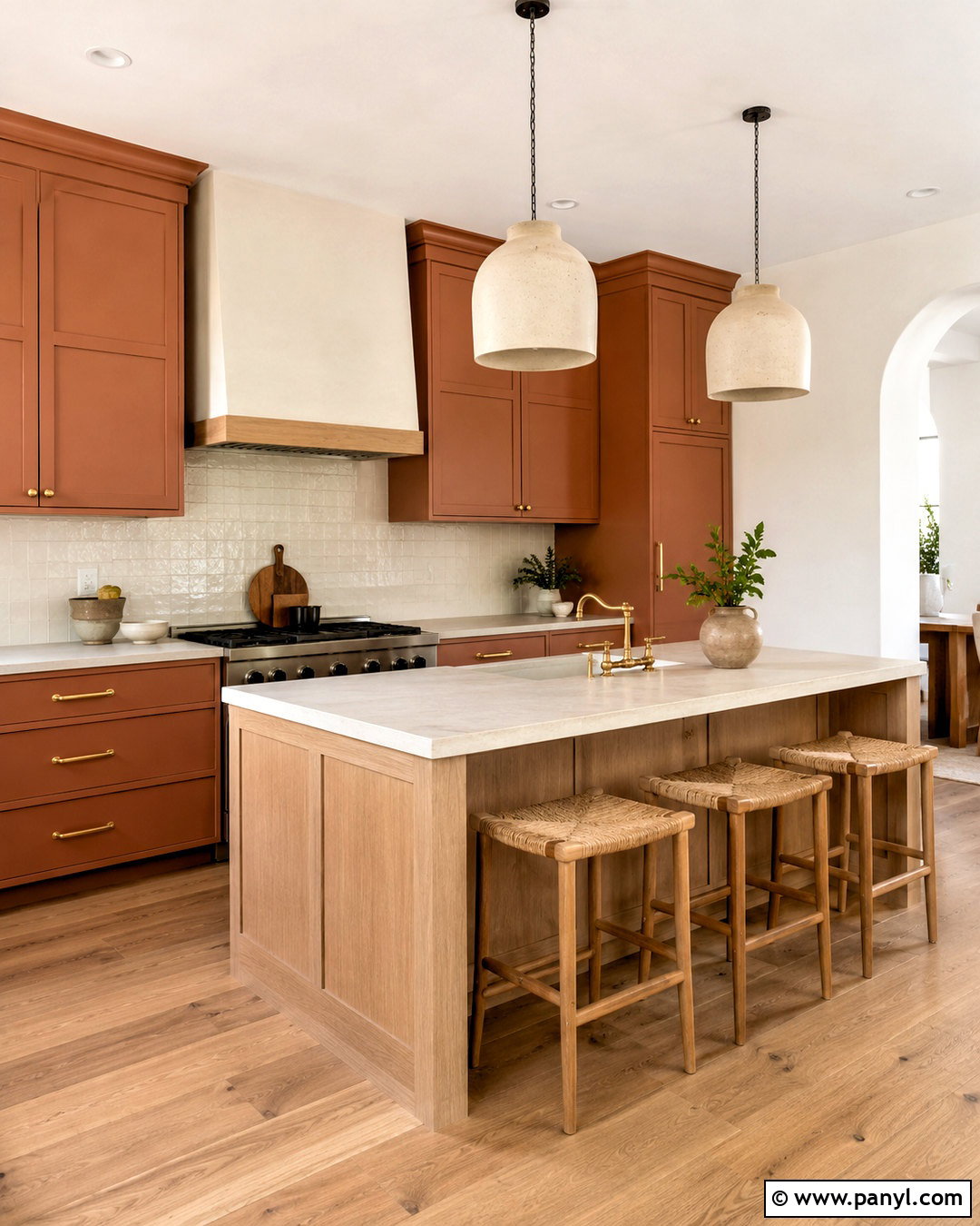 Terracotta Kitchen Cabinets - 20 modern kitchen cabinet colors