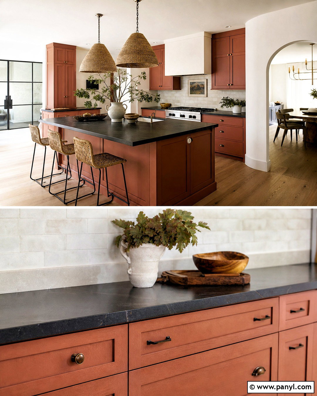 Terracotta Kitchen Cabinets With Dark Countertops - 20 terracotta kitchen cabinets
