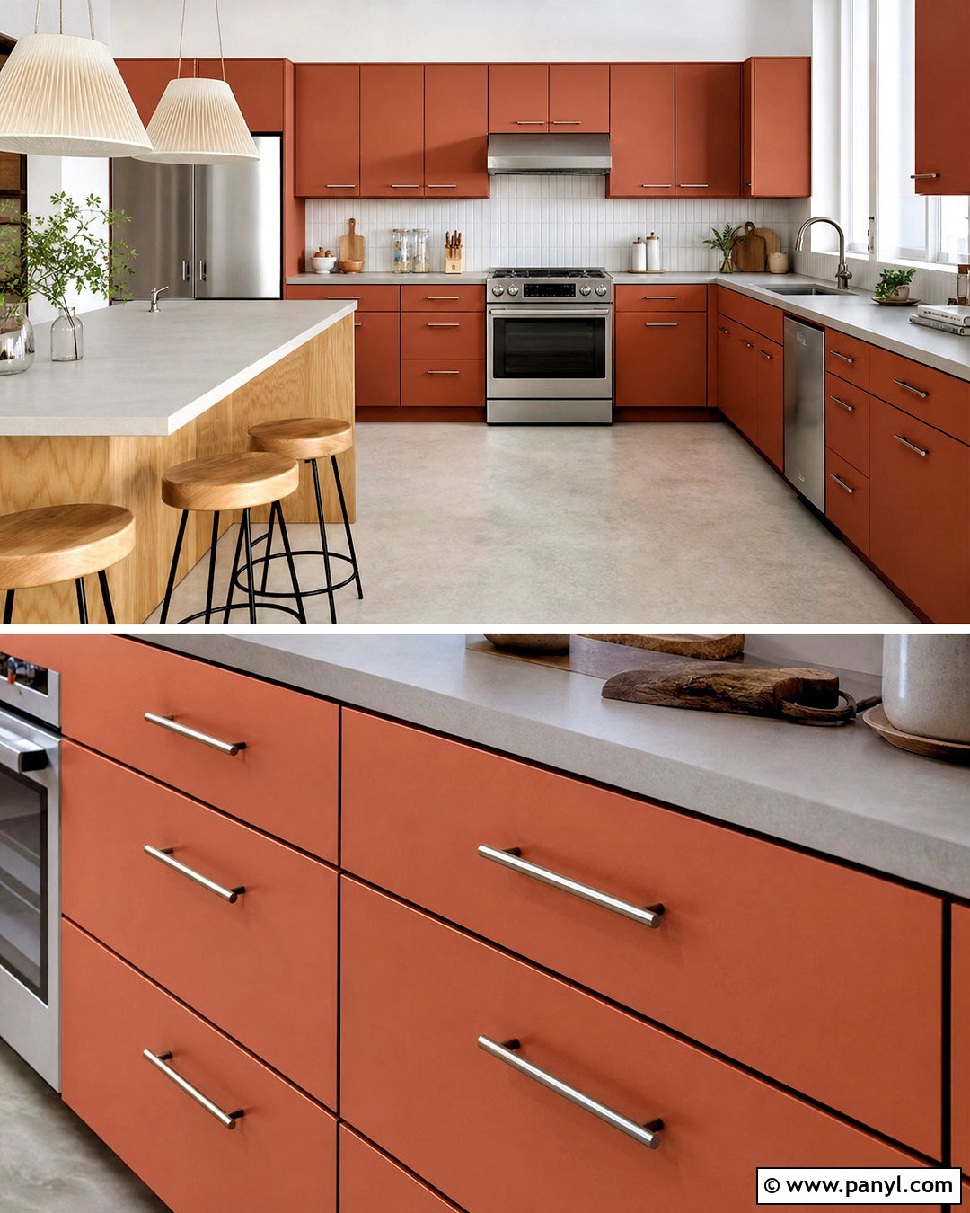 Terracotta Kitchen Cabinets With Stainless Steel - 20 terracotta kitchen cabinets