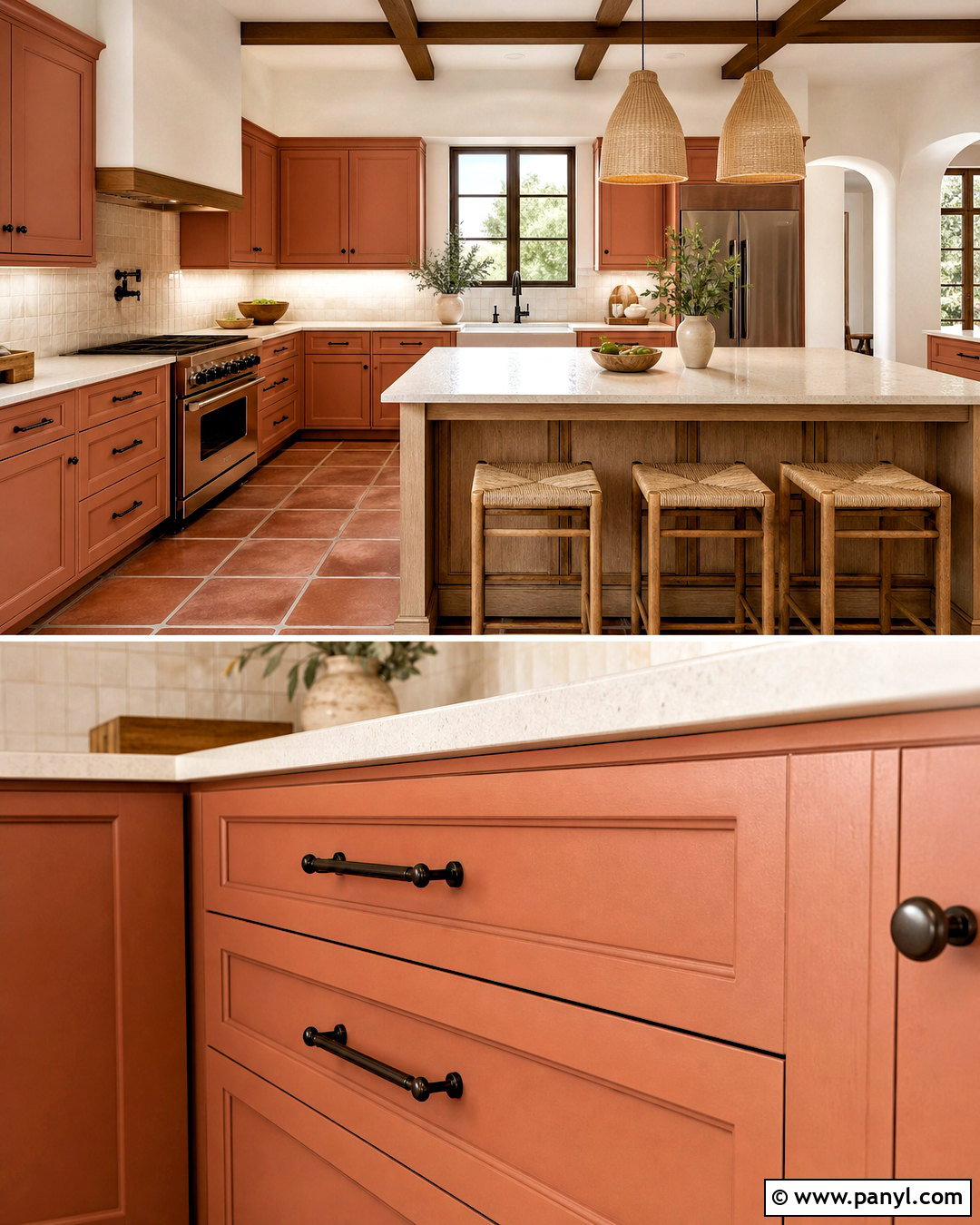 Terracotta Kitchen Cabinets With Terracotta Floors - 20 terracotta kitchen cabinets