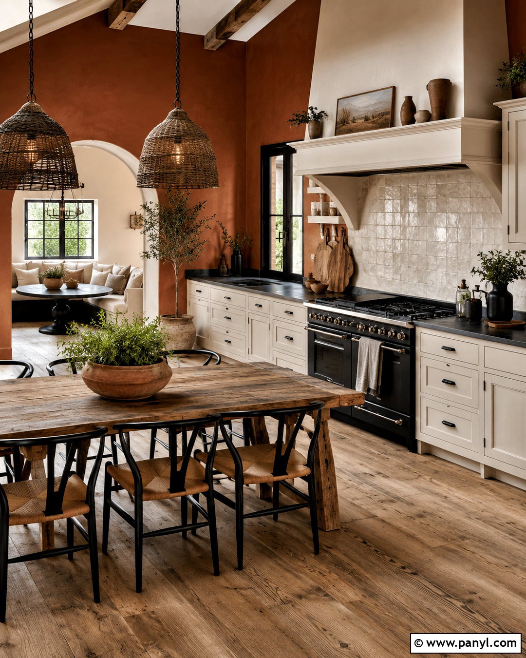 Terracotta Kitchen Walls - 20 Wall Color For Black And White Kitchen Ideas