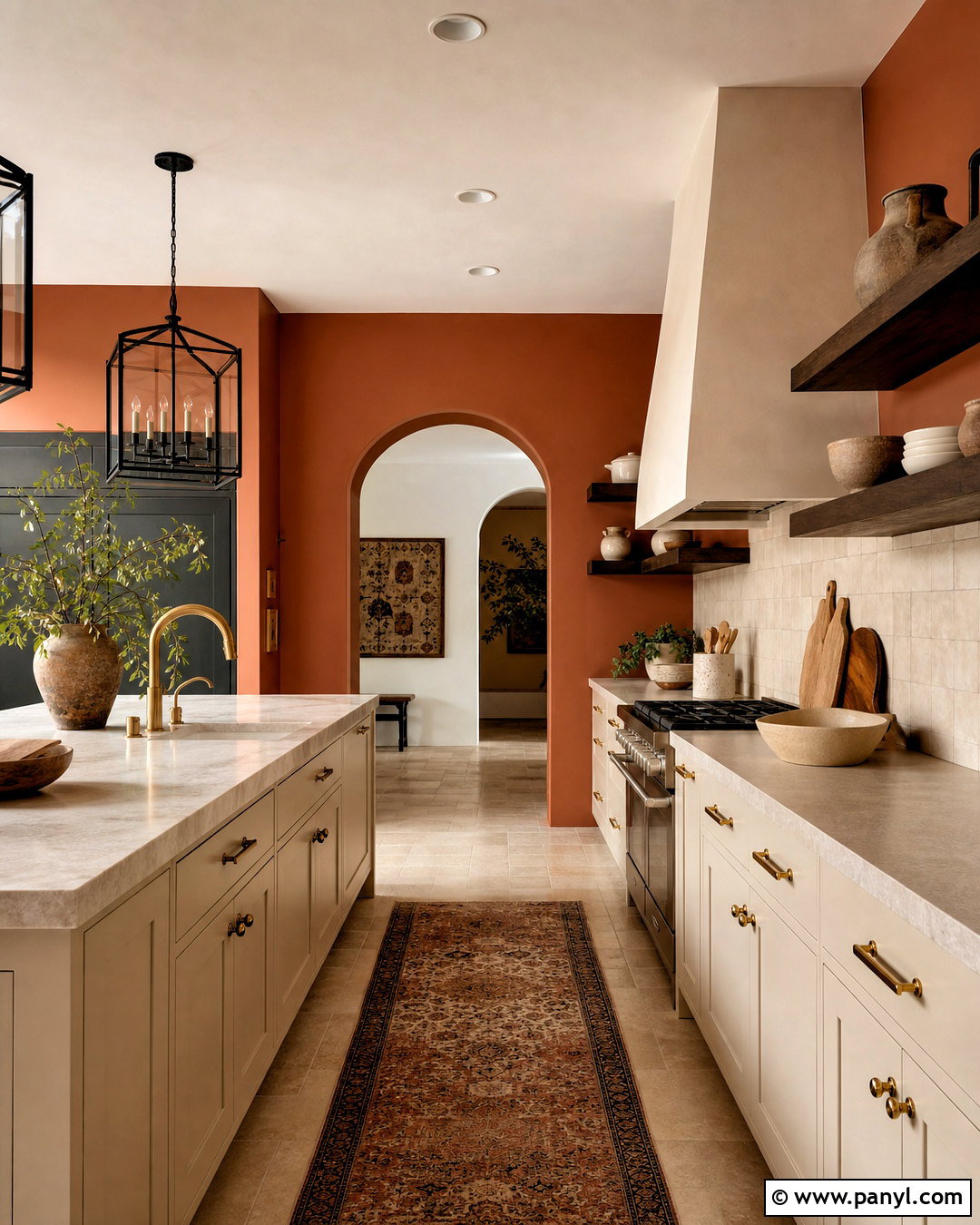Terracotta Kitchen Walls - 20 kitchen walls paint ideas