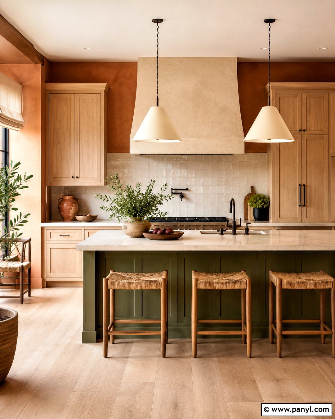 Terracotta Kitchen Walls - 40 kitchen colors for walls