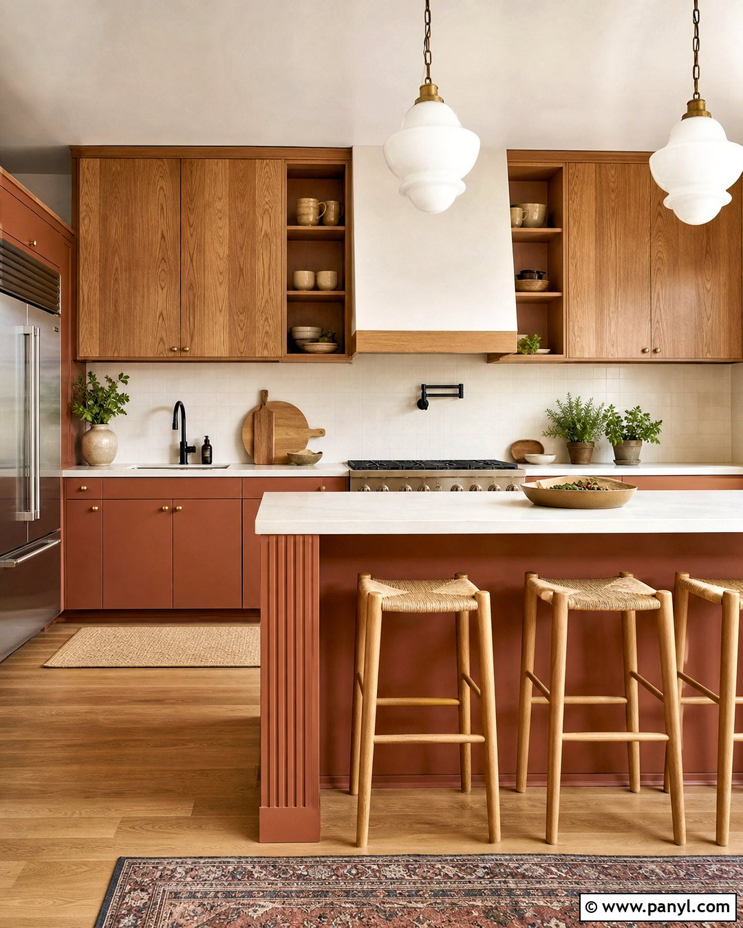Terracotta Kitchen With Wood Cabinets - 20 teracotta ideas interior ideas