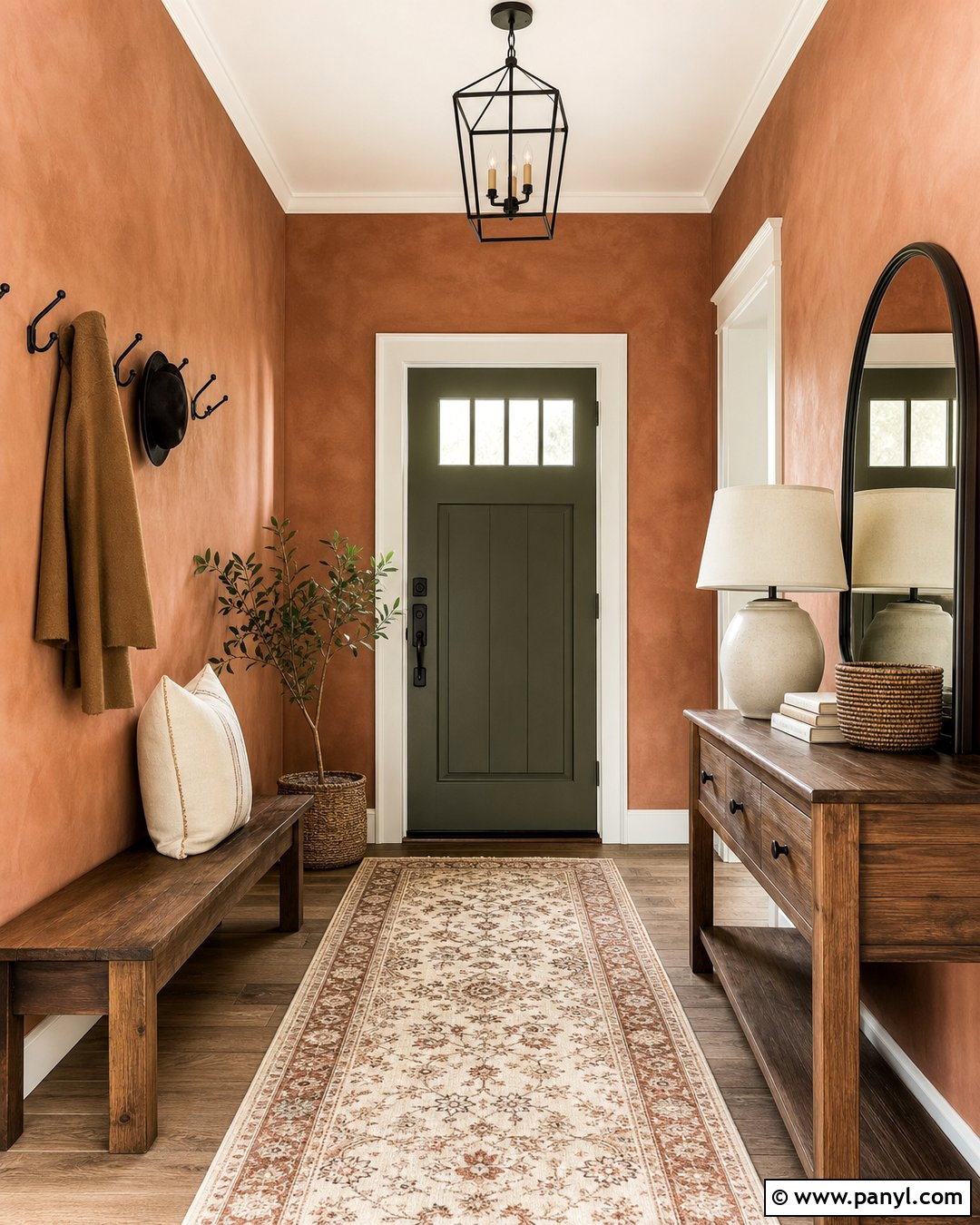 Terracotta Lime Paint Entryway - 20 Lime Paint For Walls