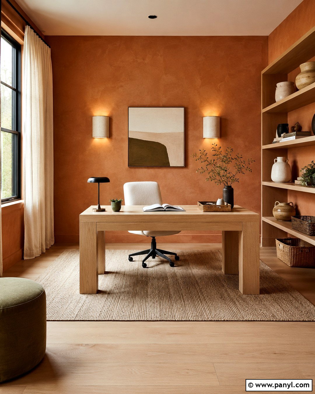 Terracotta Lime Wash Office Walls - 20 Lime Wash Office Walls