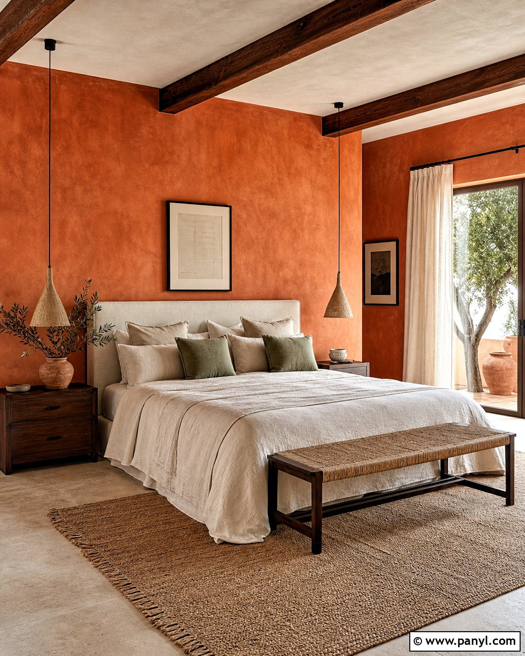 Terracotta Limewash Palette - 20 limewash color palette ideas