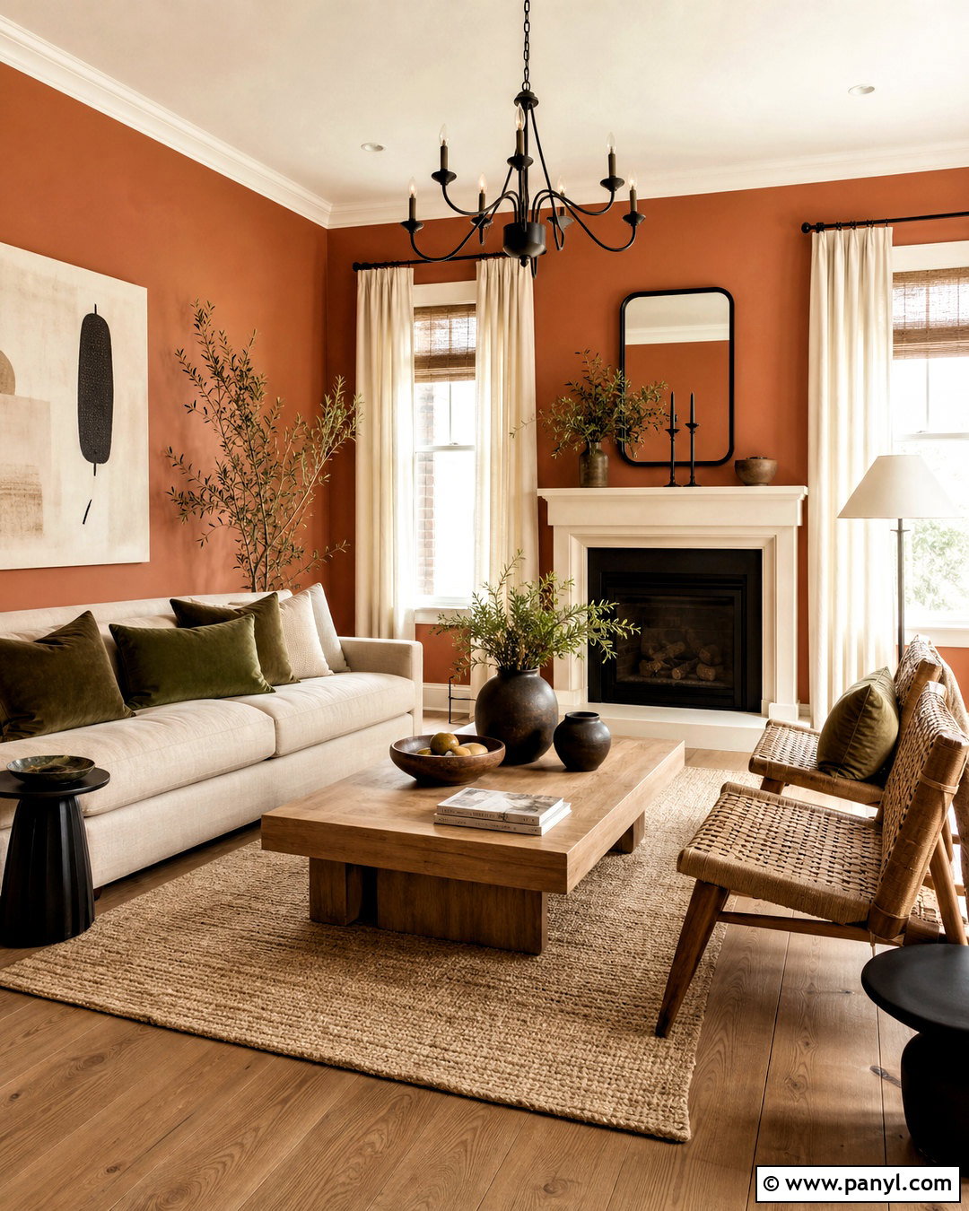 Terracotta Living Room Paint - 20 best paint colors for living room ideas