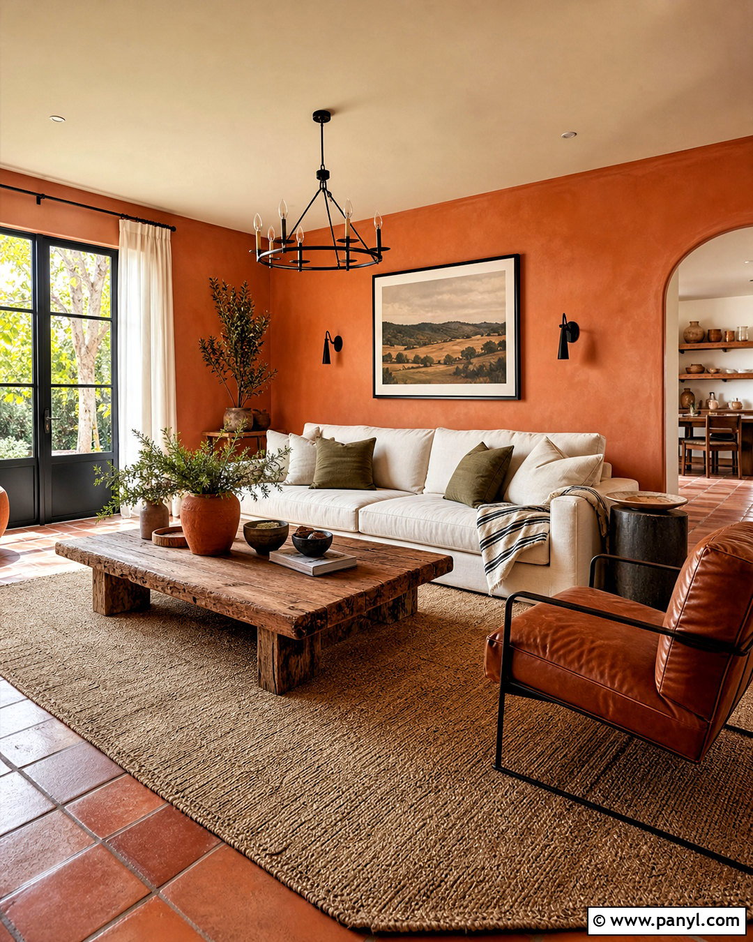 Terracotta Living Room Wall Paint - 20 interior wall paint ideas