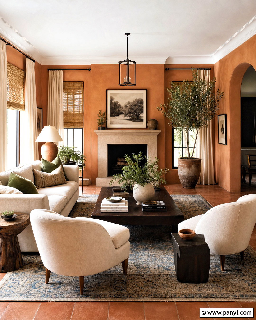Terracotta Living Room Walls - 20 living room walls paint colors