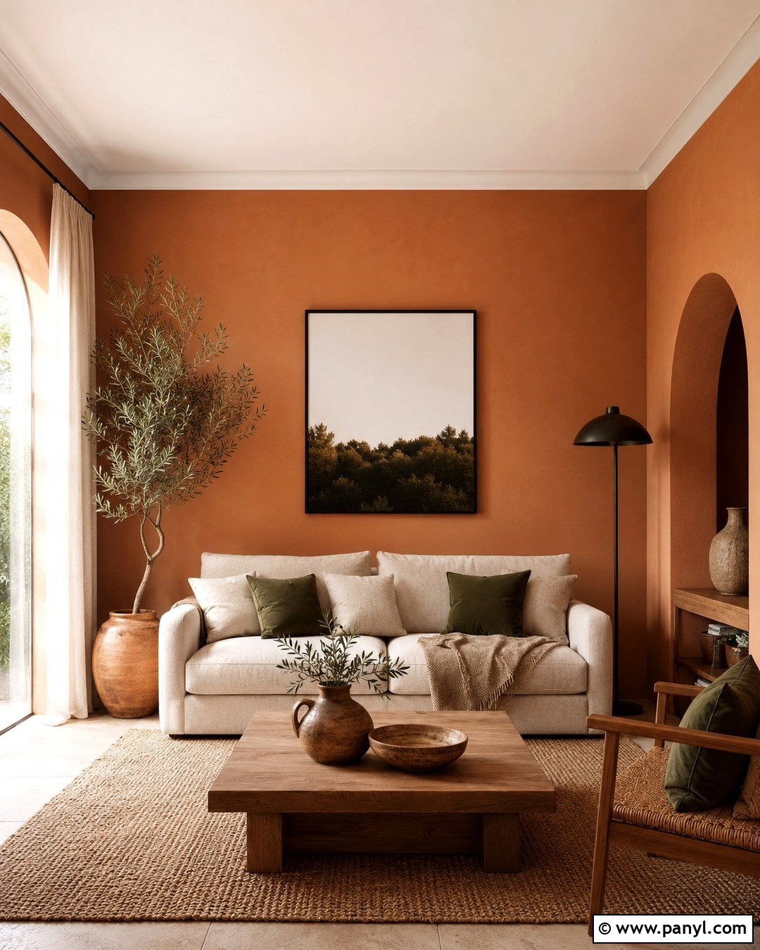 Terracotta Living Room Walls - 20 Living Room Wall Color Ideas Modern Ideas