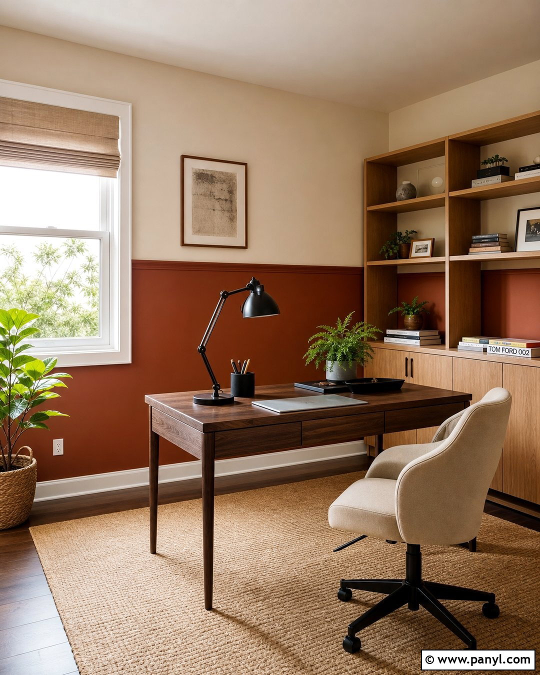 Terracotta Lower Half Wall - 20 Lower Half Wall Painted Ideas