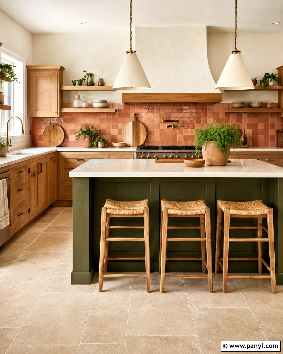 Terracotta Modern Kitchen - 20 modern kitchen design ideas