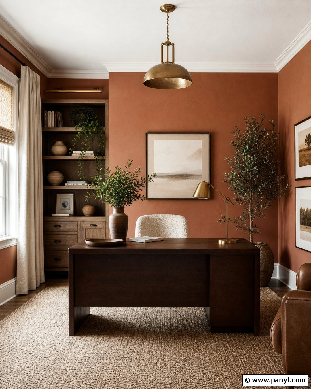 Terracotta Office Walls - 25 Office Wall Color Ideas Paint Ideas