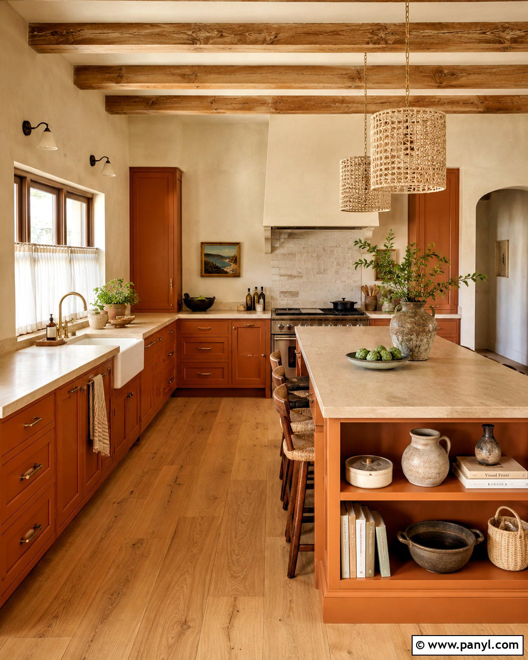 Terracotta Orange Kitchen - 20 orange kitchen ideas