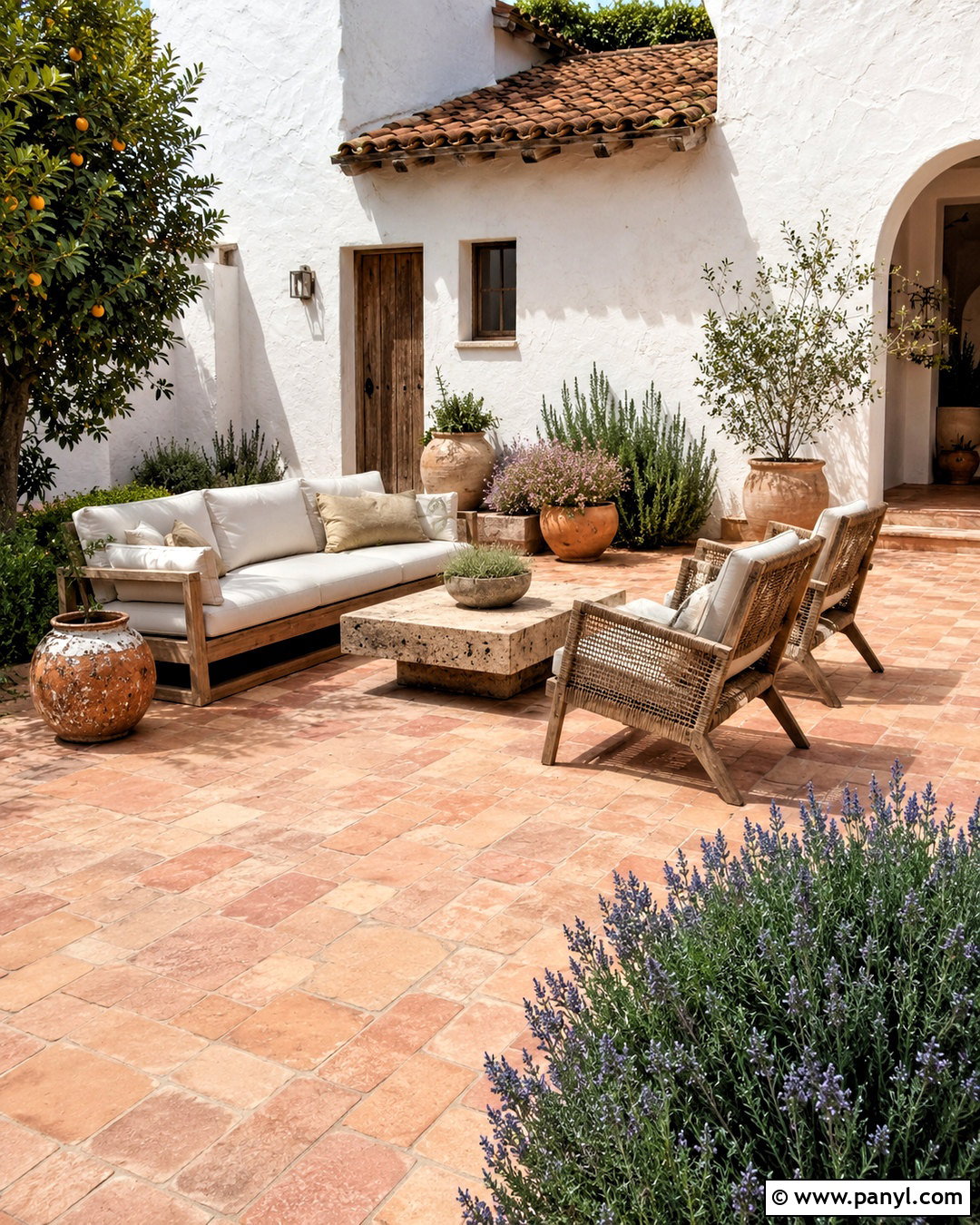 Terracotta Patina Patio - 20 patina texture ideas