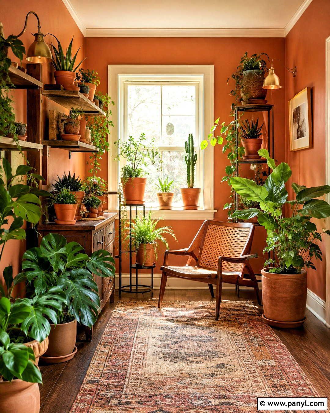 Terracotta Plant Room - 20 Wall Colors For Plant Room Ideas