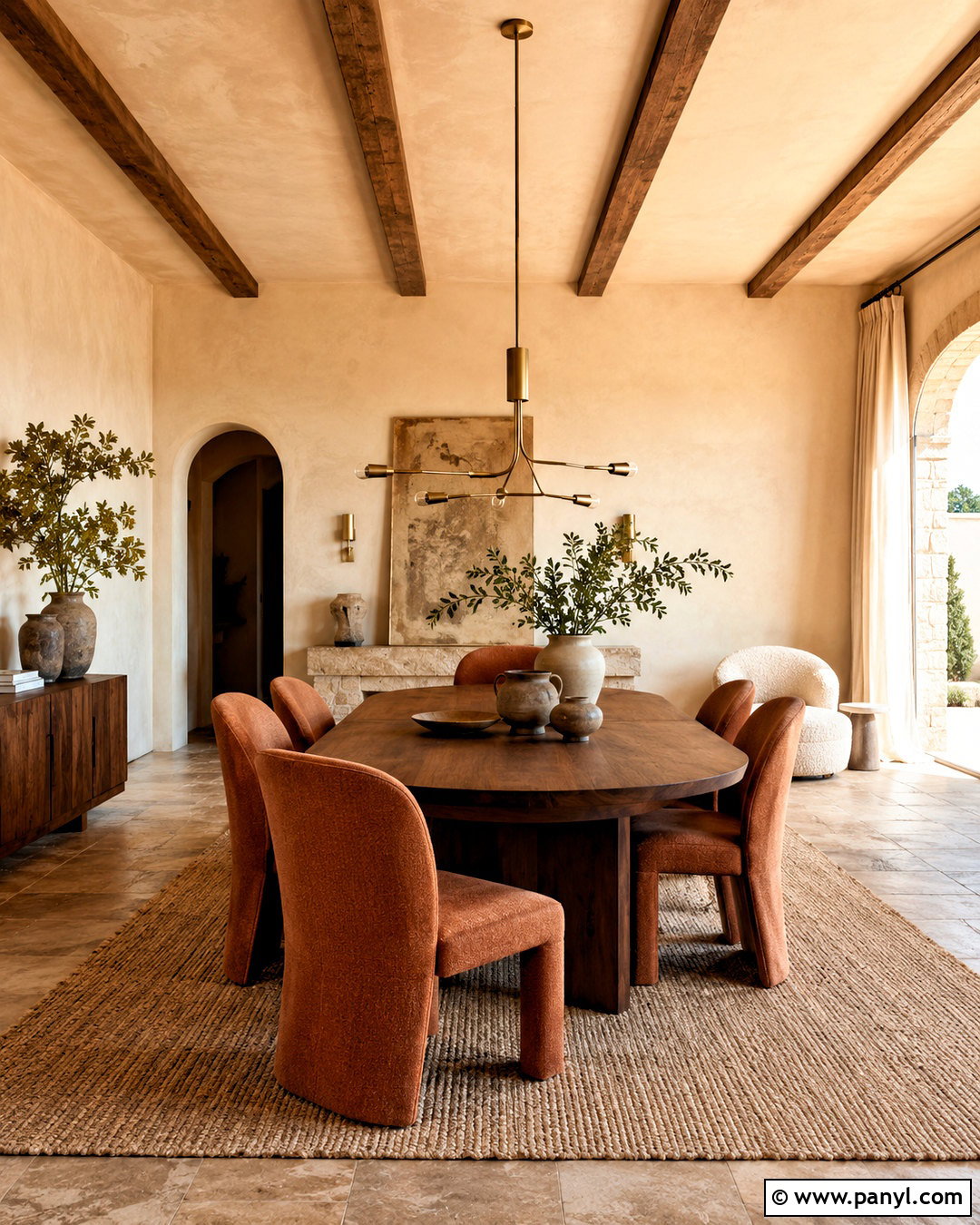 Terracotta Sand and Walnut Color Palette - 20 luxe color palette ideas