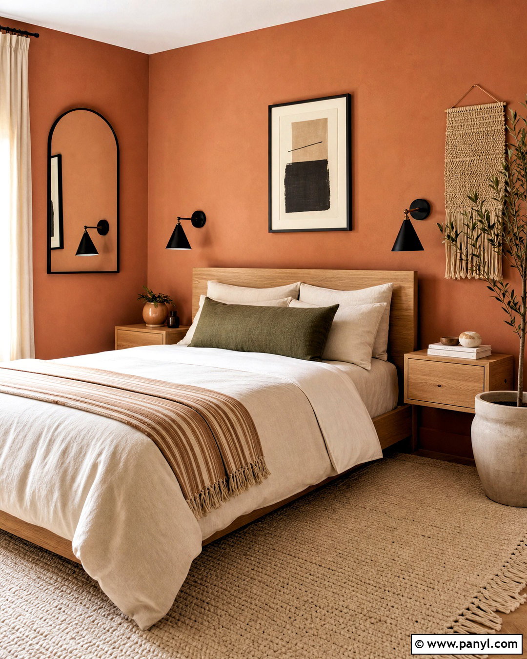 Terracotta Small Bedroom - 20 small room color ideas bedrooms