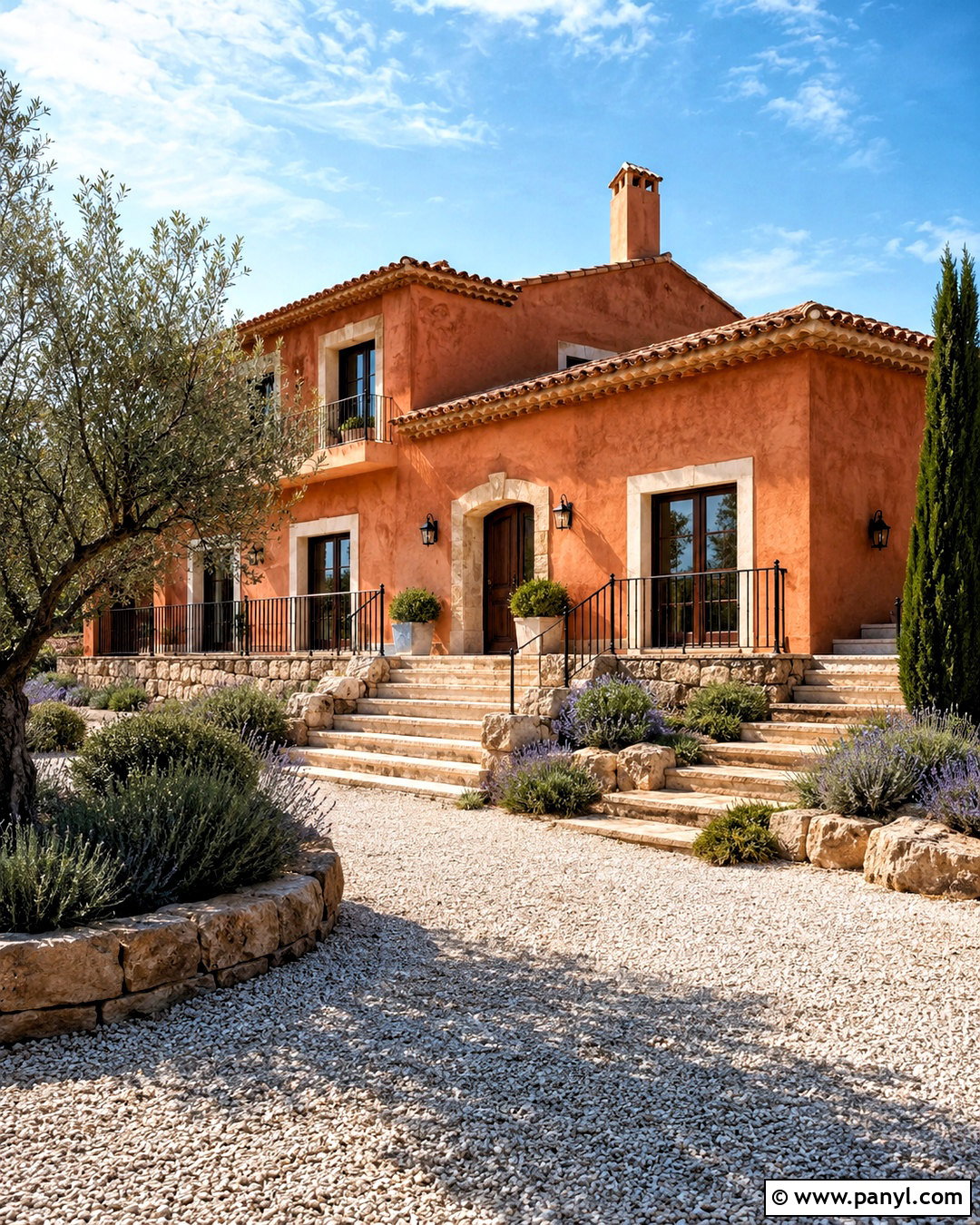 Terracotta Stucco House Exterior - 20 outer colour of house ideas