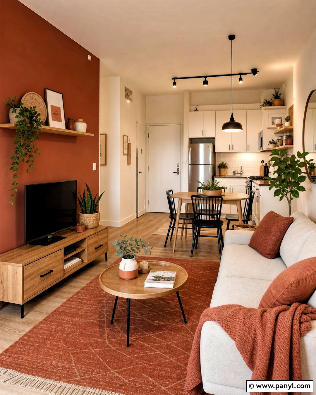 Terracotta Studio Apartment With Beige Decor - 20 teracotta ideas interior ideas