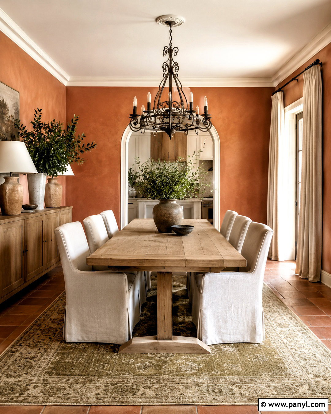 Terracotta Tuscan Walls - 35 tuscan wall colors
