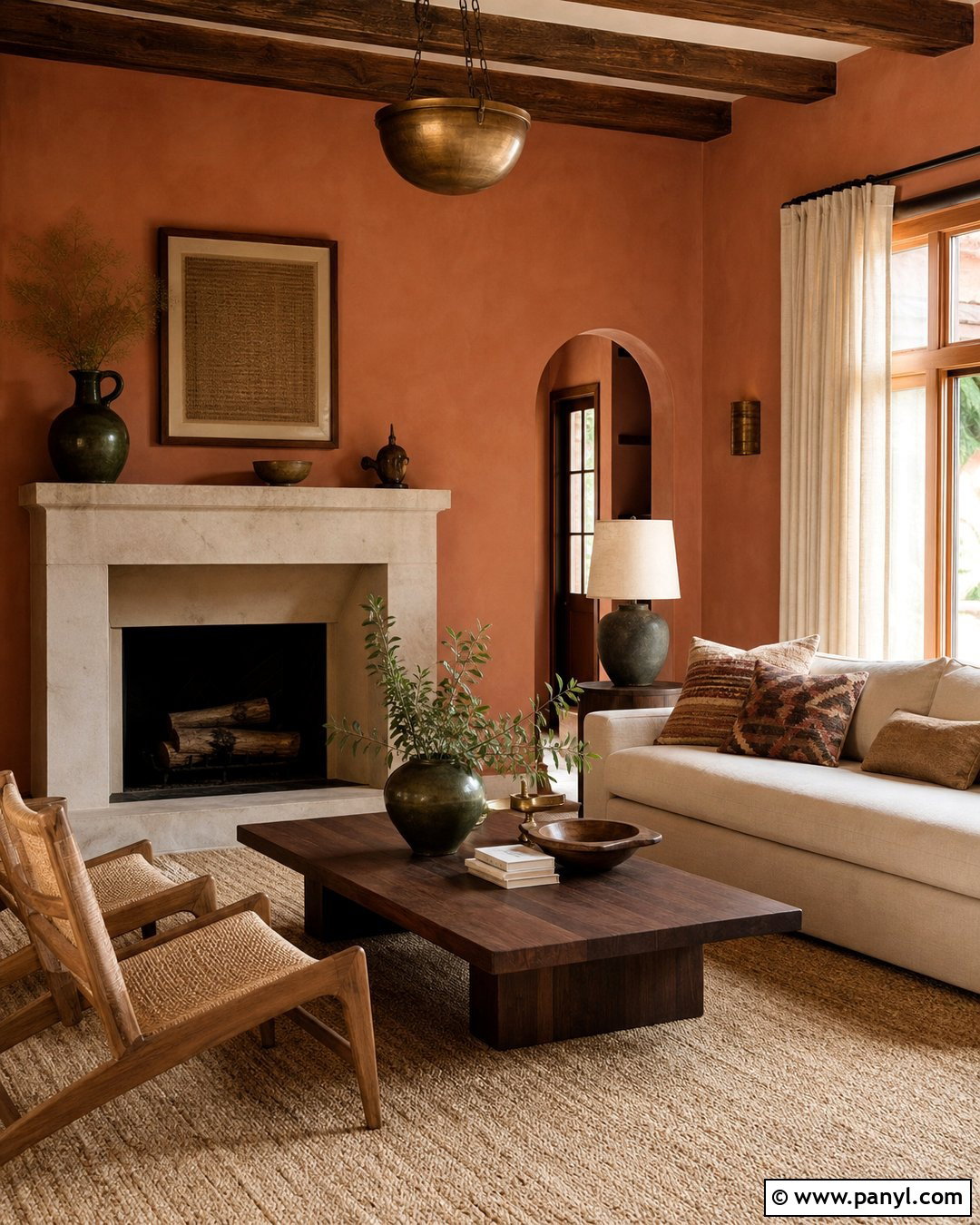 Terracotta Wall Color - 30 Popular Wall Colors