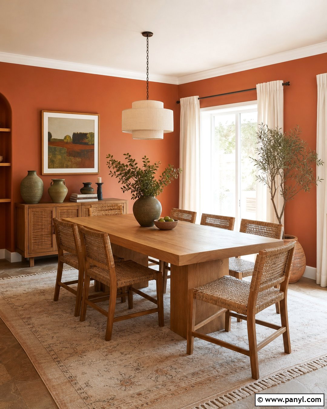 Terracotta Wall Color - 35 home wall color ideas