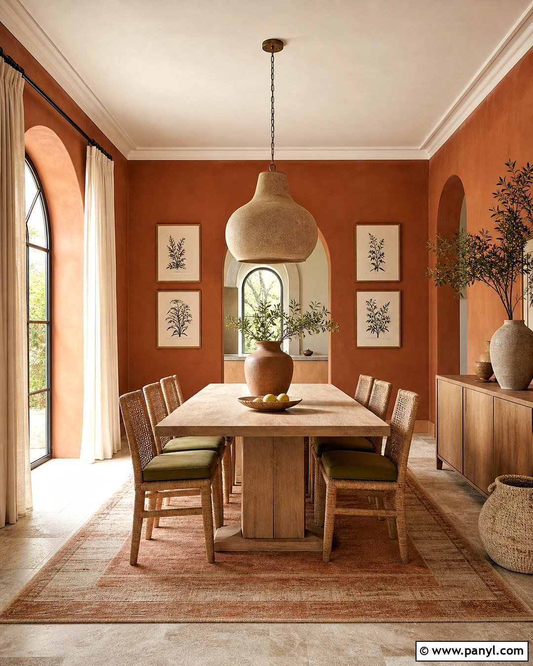 Terracotta Wall Color - 20 wall painting colors