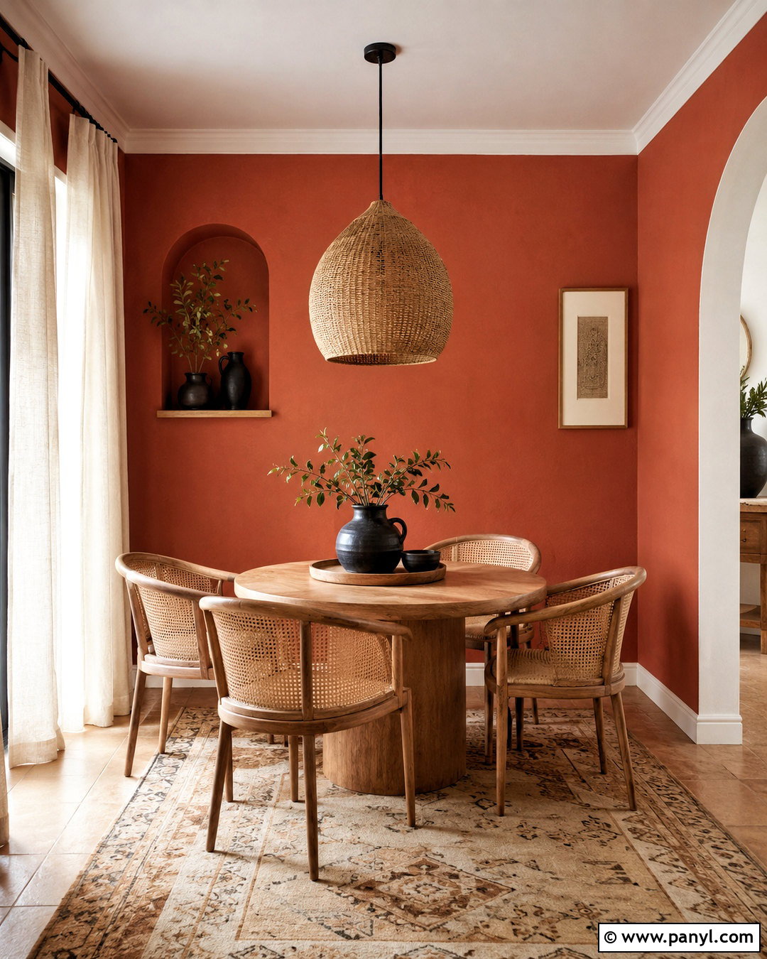 Terracotta Wall Color - 20 Wall Color Samples