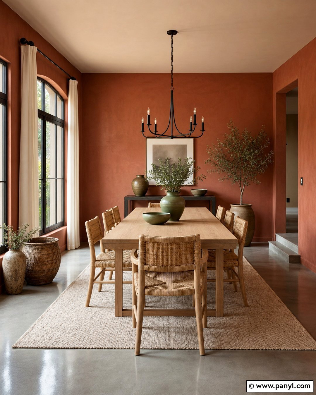 Terracotta Wall Color With Gray Floors - 30 wall color with gray floors