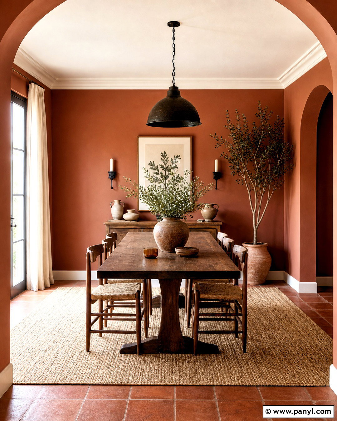 Terracotta Wall Paint - 20 wall painting colour ideas