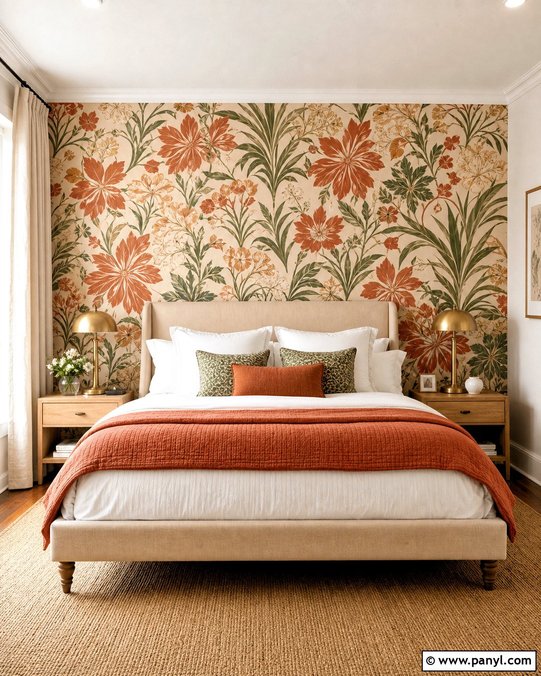 Terracotta Wallpaper Bedroom - 20 terracotta bedroom ideas