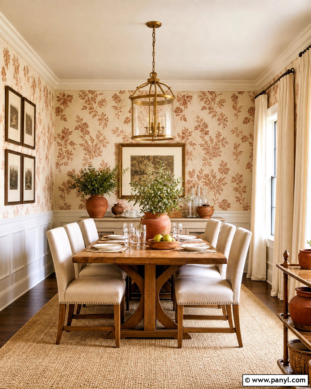 Terracotta Wallpaper Dining Room - 20 terracotta dining room ideas