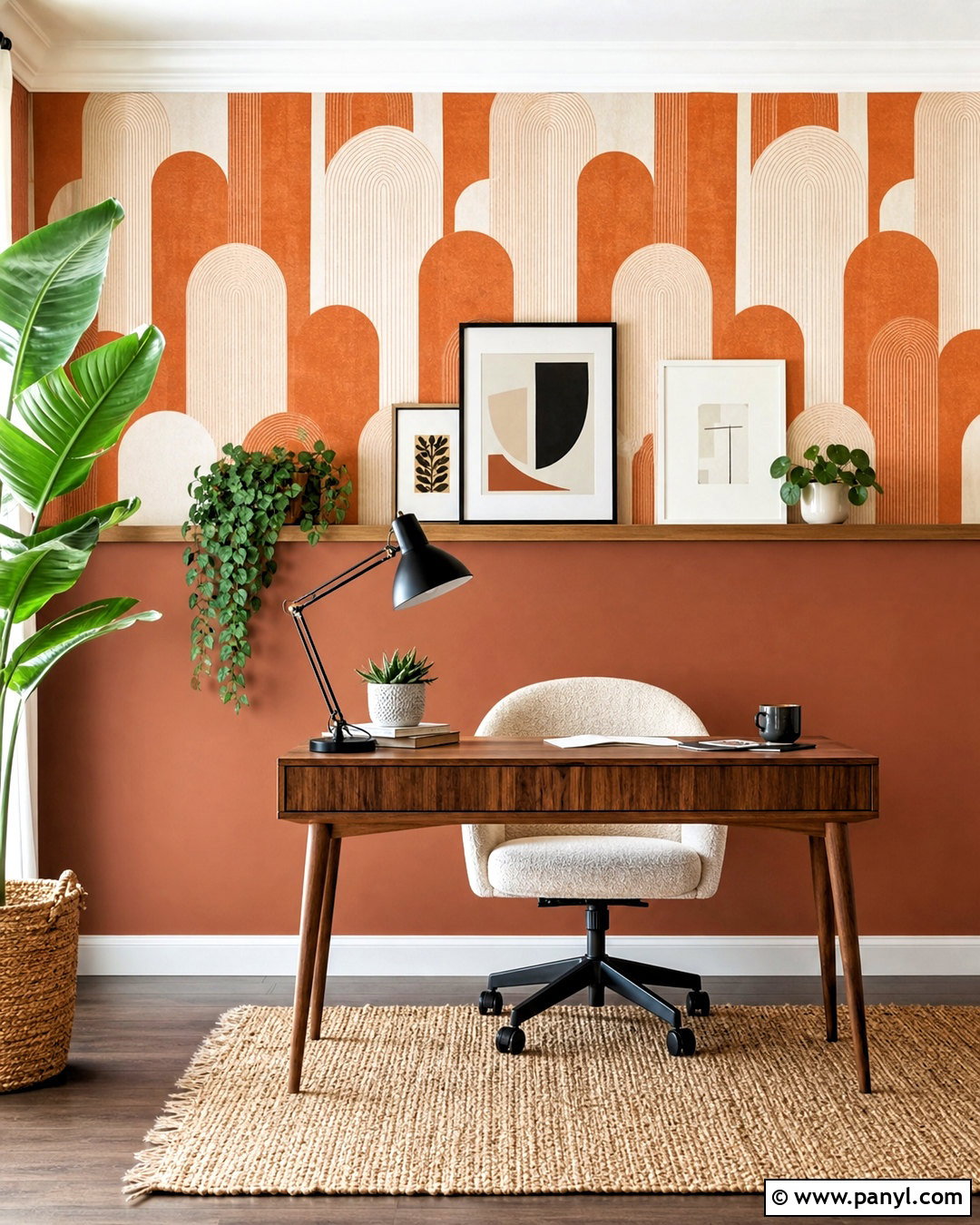 20 Half Wallpaper Half Paint Ideas for Stylish Modern Rooms