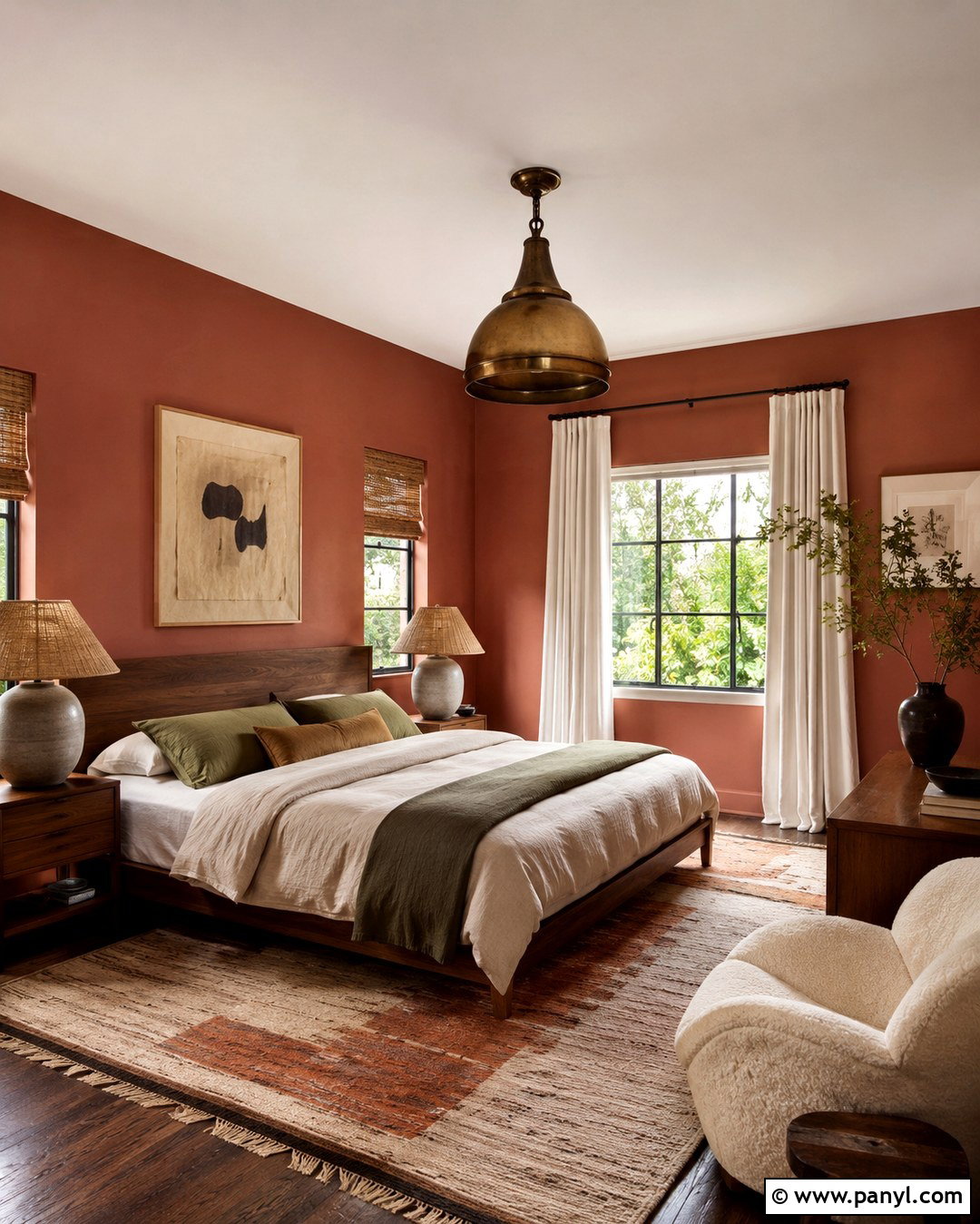 Terracotta Walls - 20 Romantic Wall Colors