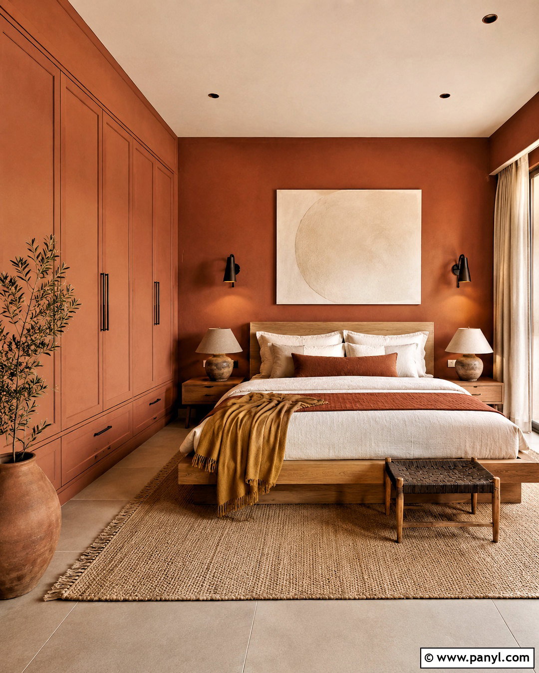 Terracotta Wardrobe And Wall - 20 Wardrobe And Wall Same Colour Ideas